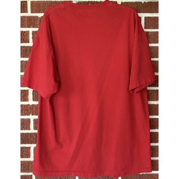 Men’s Vans Red Short Sleeve T-Shirt Size XL - Picture 2 of 2